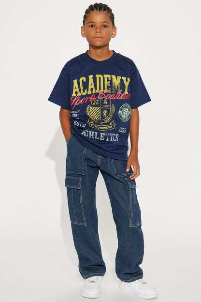 Mini Academy Athletics Short Sleeve Tee - Blue