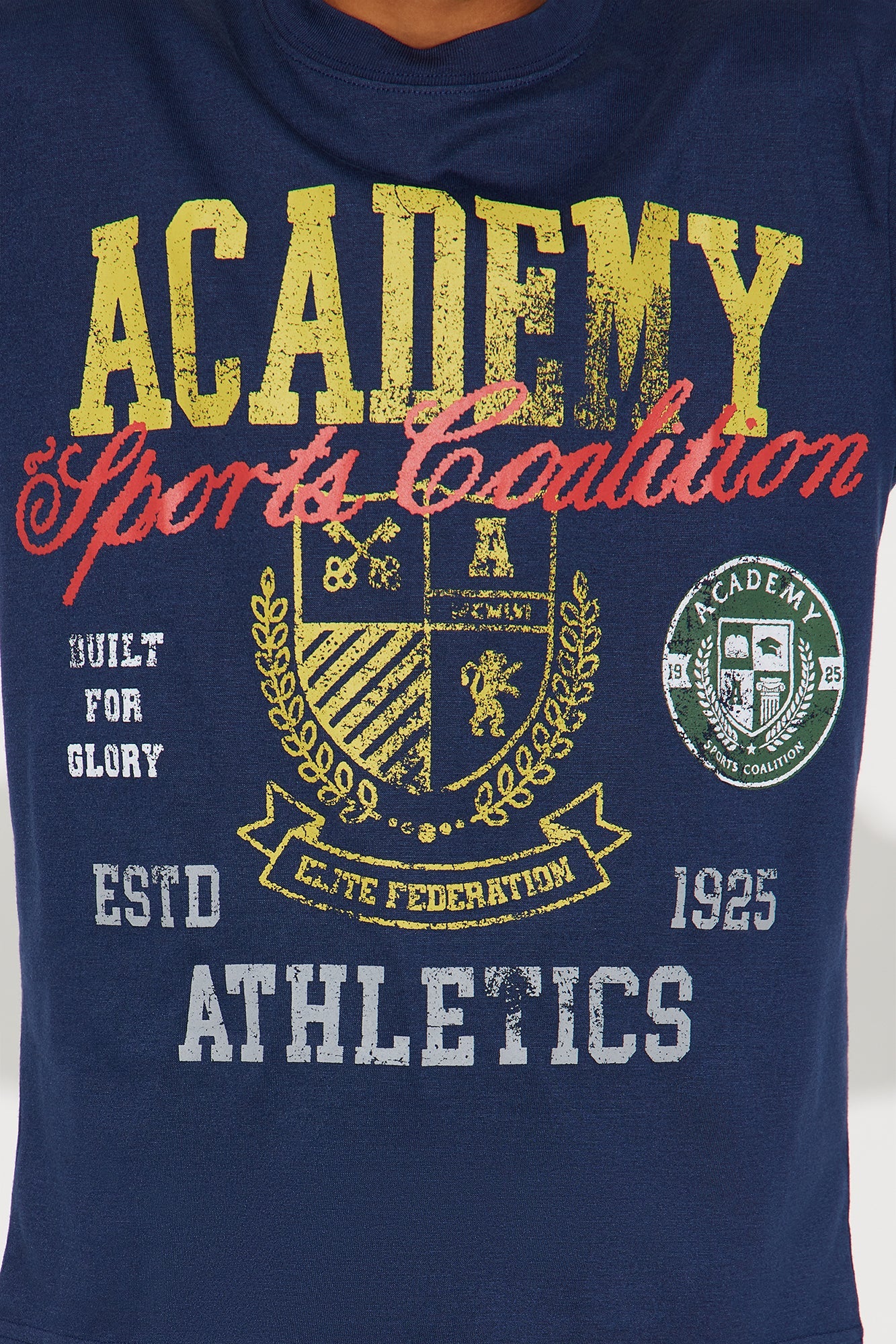 Mini Academy Athletics Short Sleeve Tee - Blue