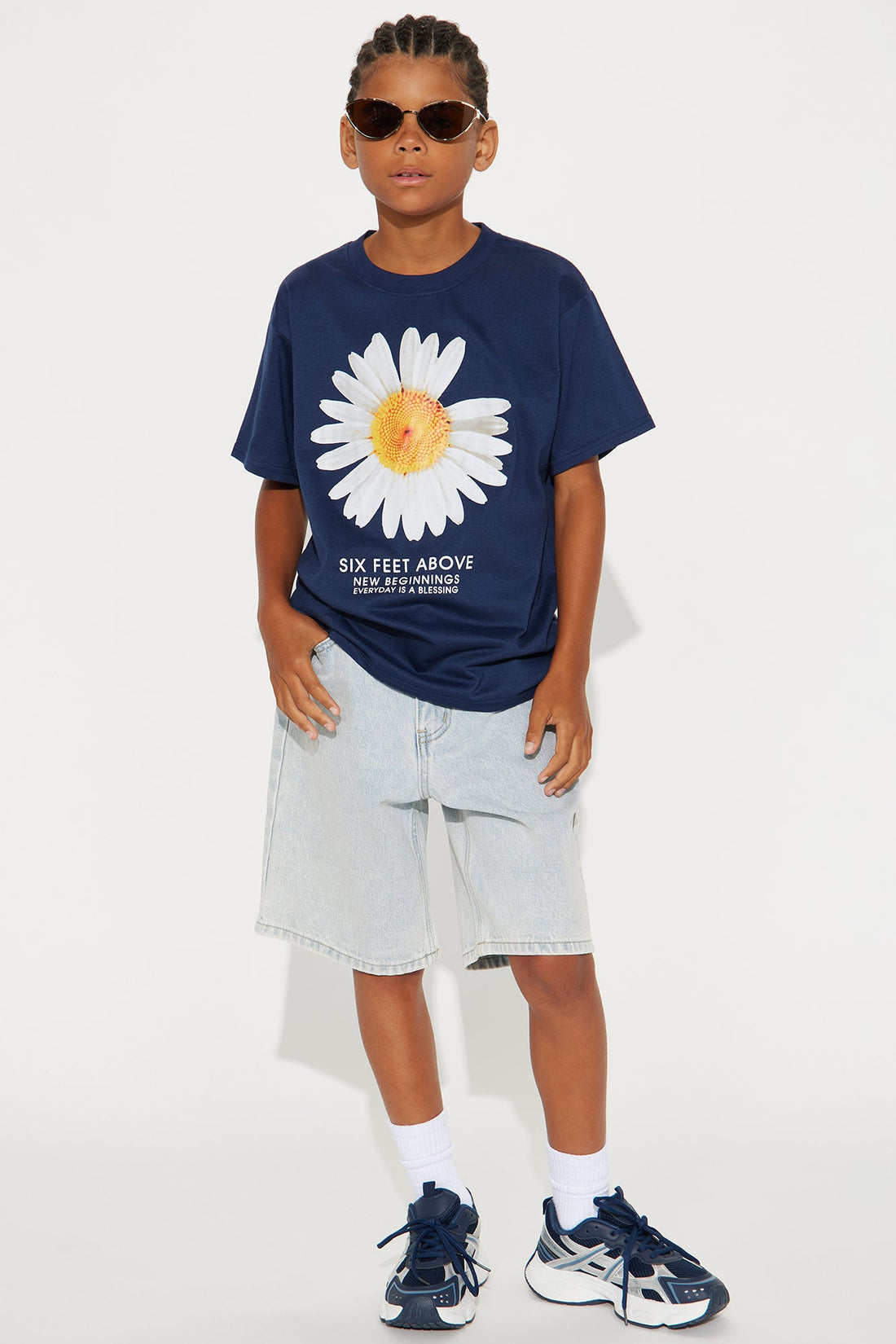 Mini Everyday Is A Blessing SS Tee - Blue