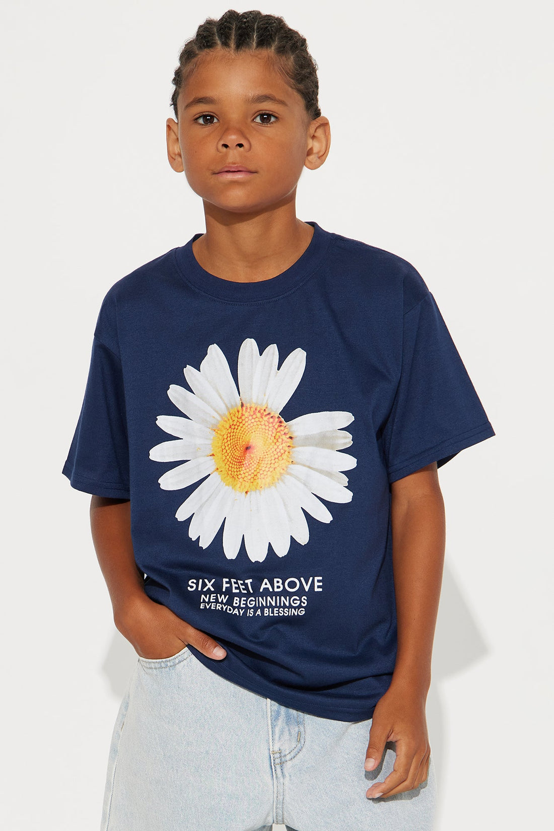 Mini Everyday Is A Blessing SS Tee - Blue