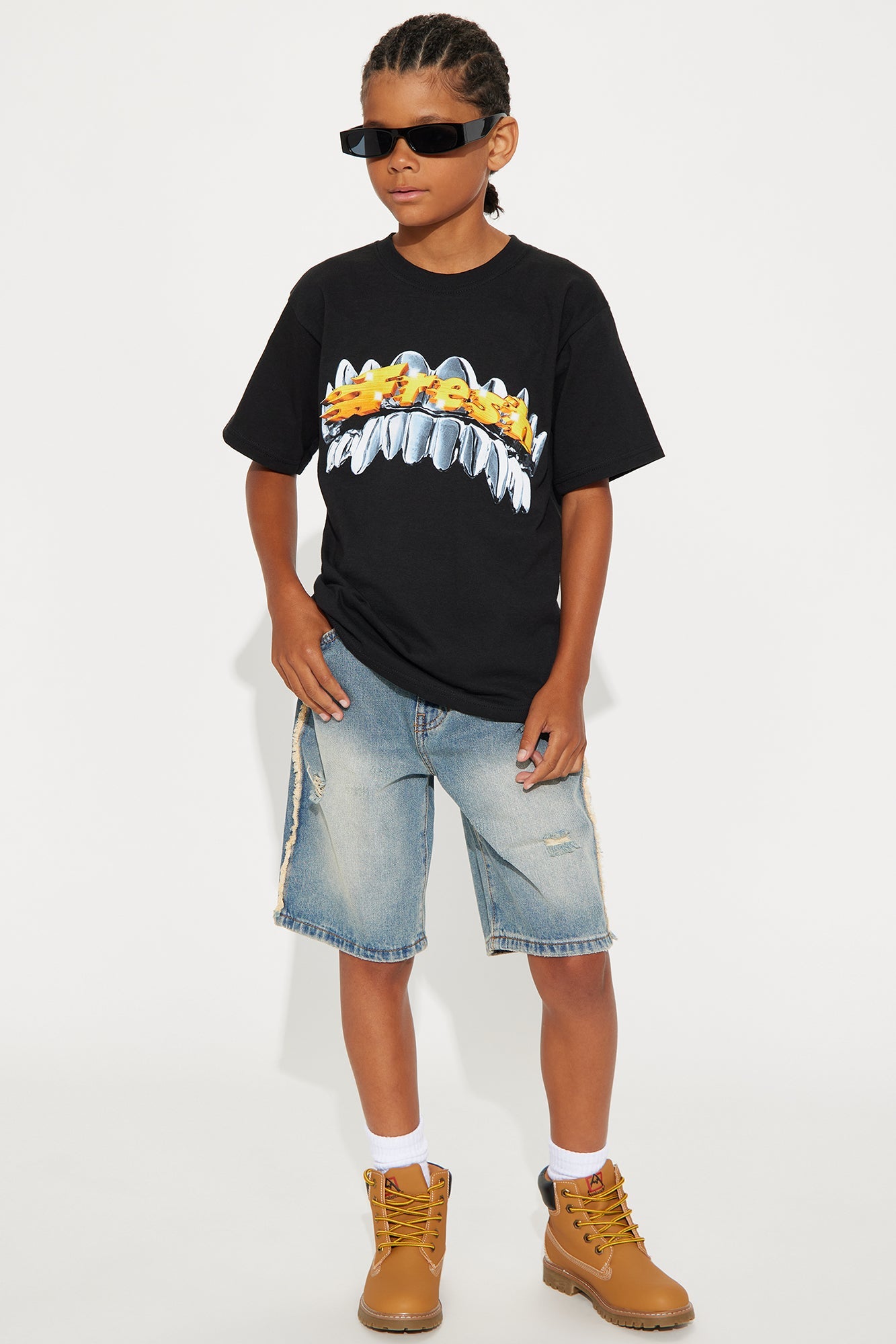 Mini Fresh Grills Short Sleeve Tee - Black