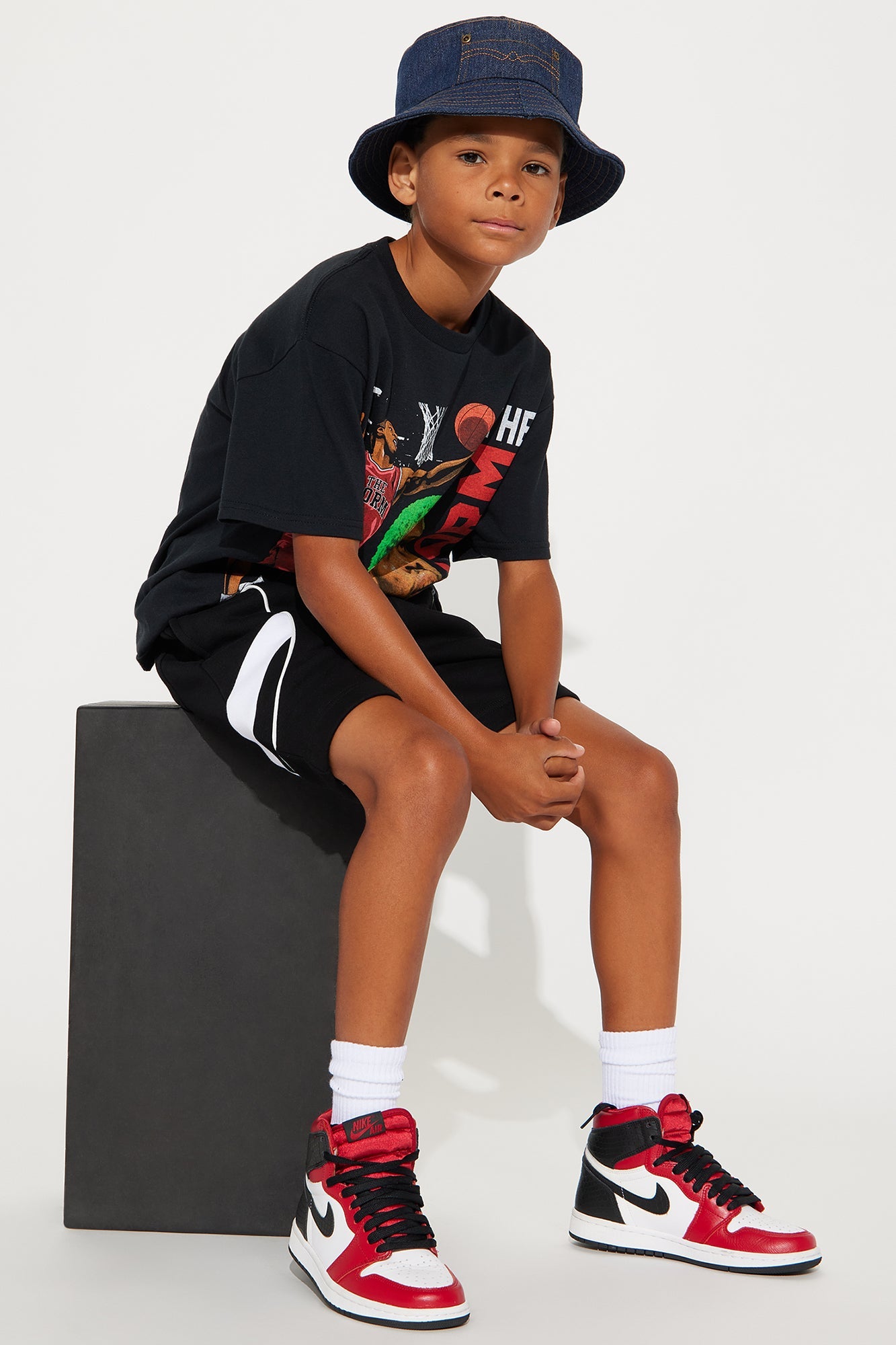 Mini Tyson Relaxed Best Impression Shorts - Black/combo