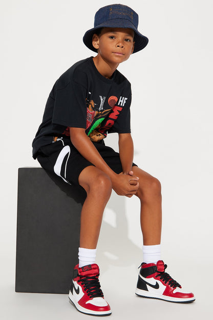Mini Tyson Relaxed Best Impression Shorts - Black/combo