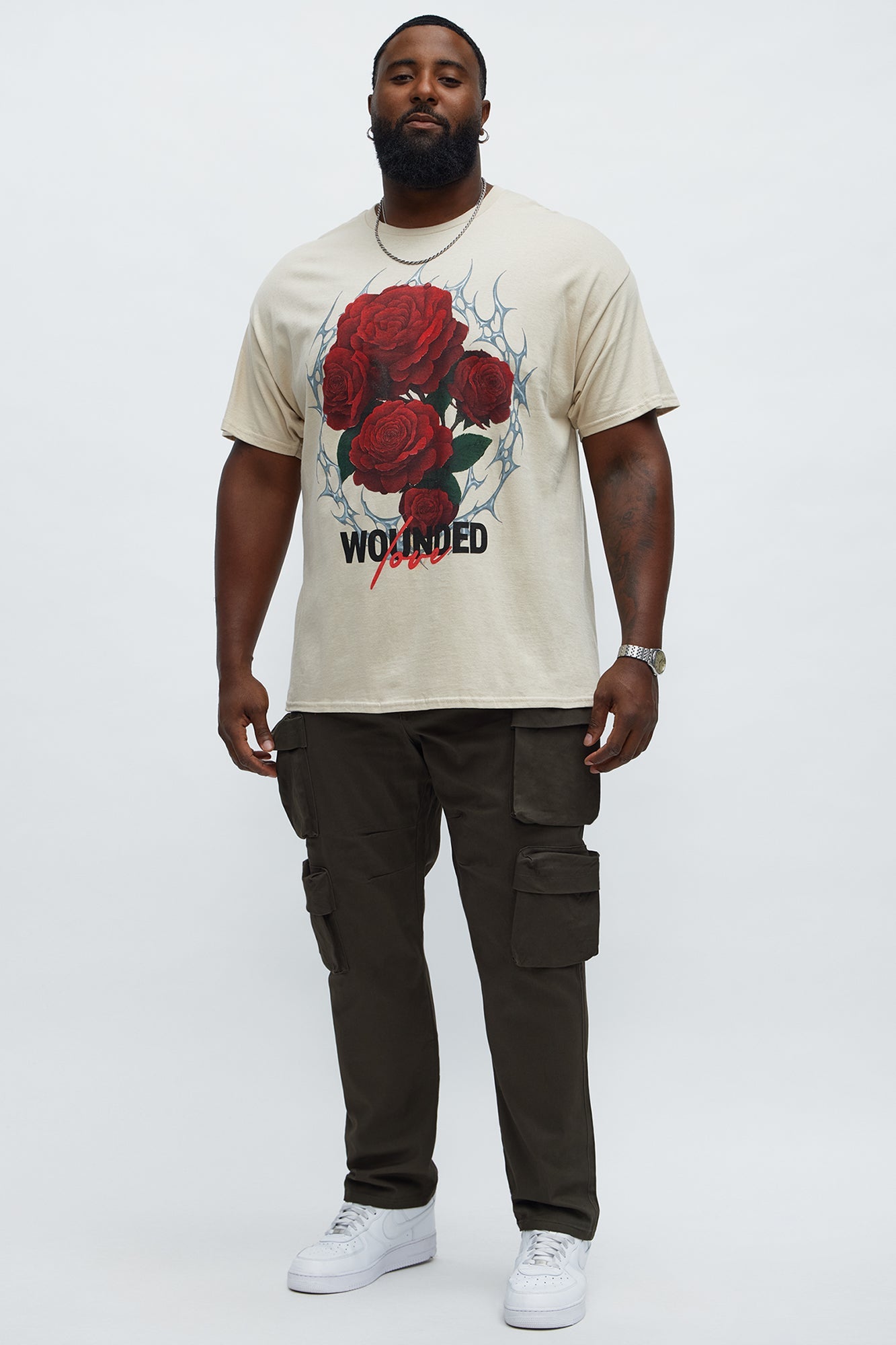 Wounded Love Short Sleeve Tee - Sand