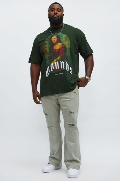 Silent Wounds Short Sleeve Tee - Military Green