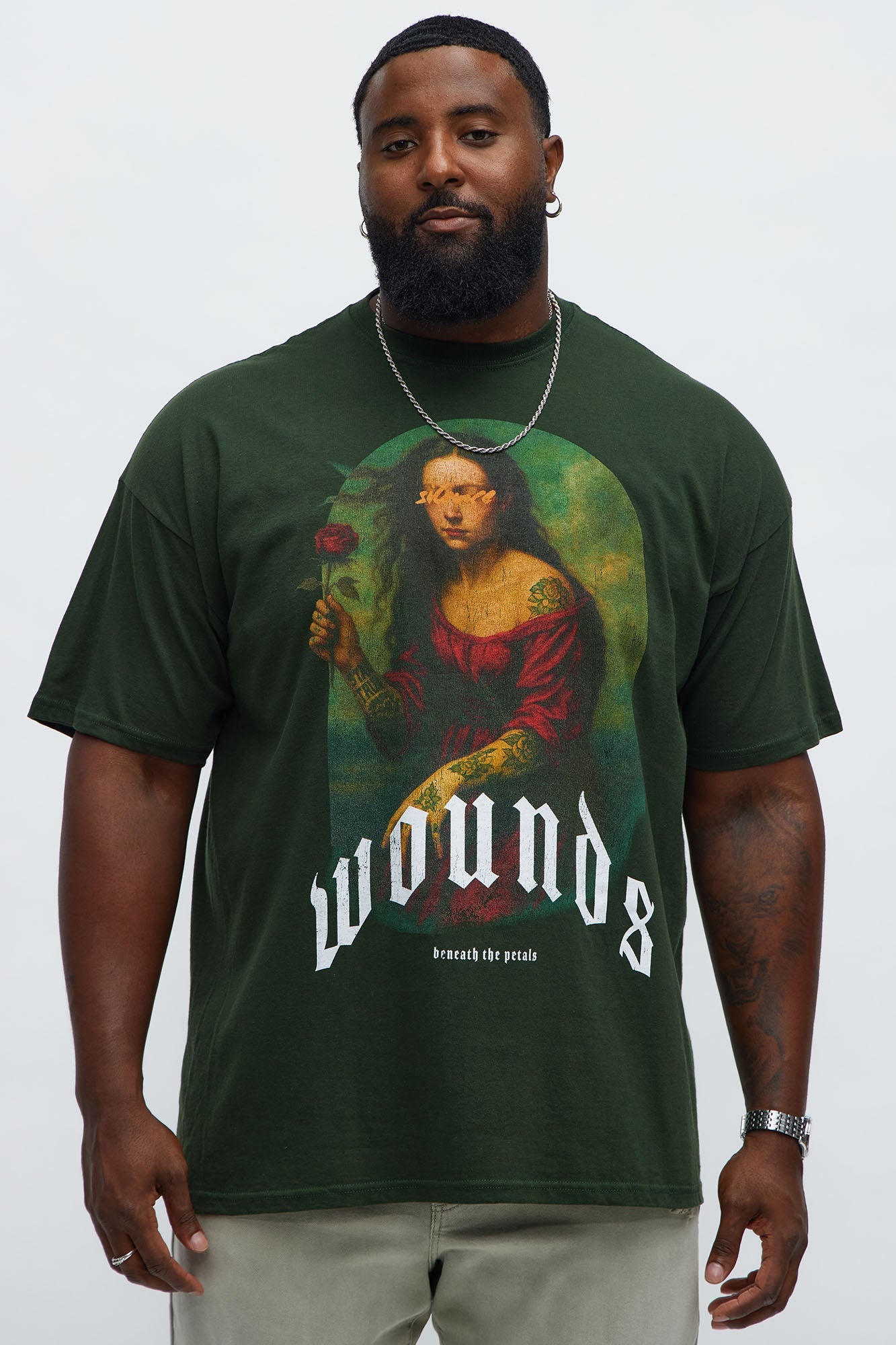Silent Wounds Short Sleeve Tee - Military Green