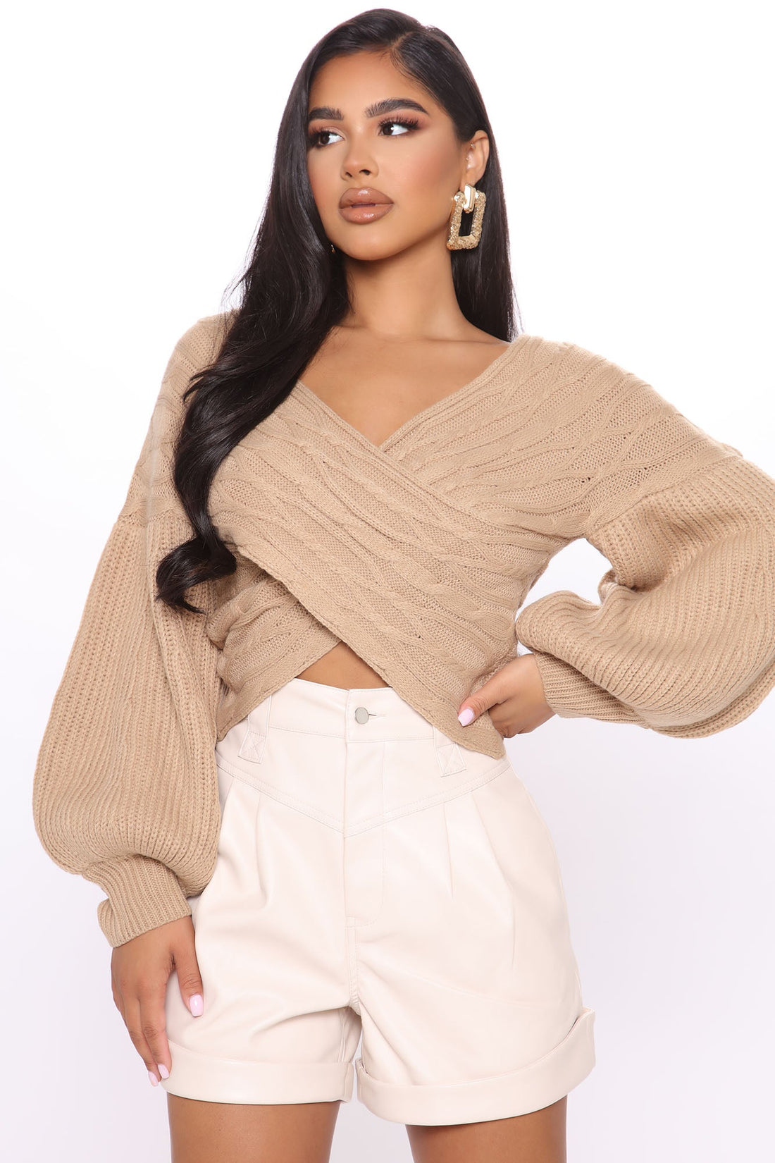 Keep It Chic Sweater - Taupe