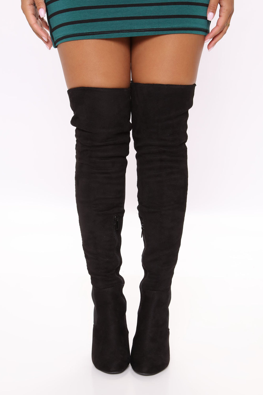 Lots Of Love Heeled Boots - Black