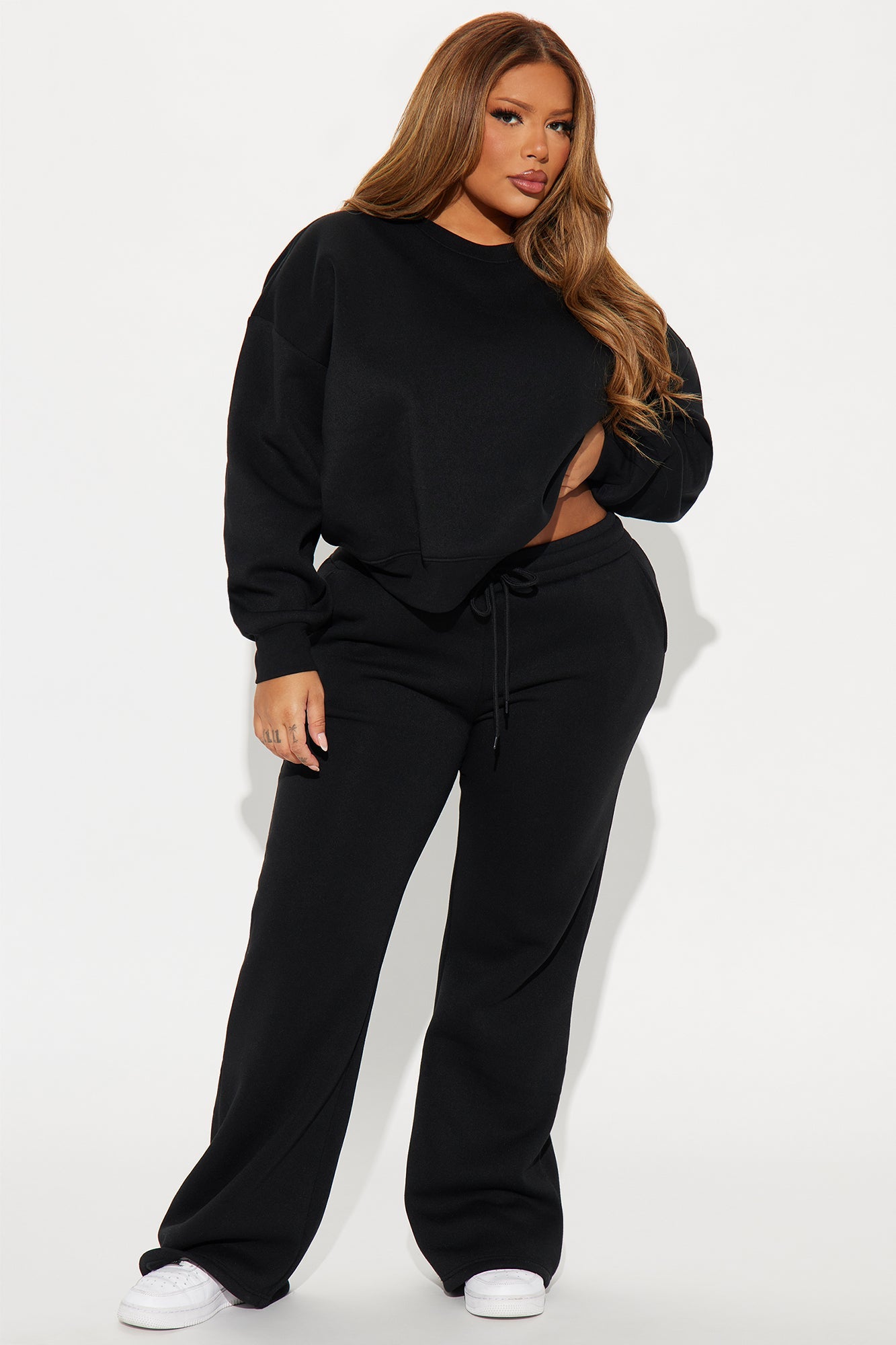 Candice Lounge Crew Neck - Black