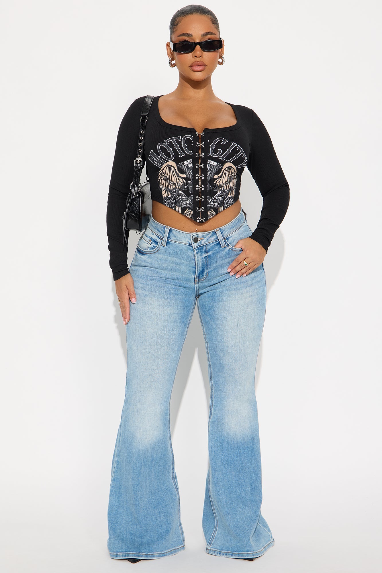 Saturday Super Flare Jeans - Light Wash