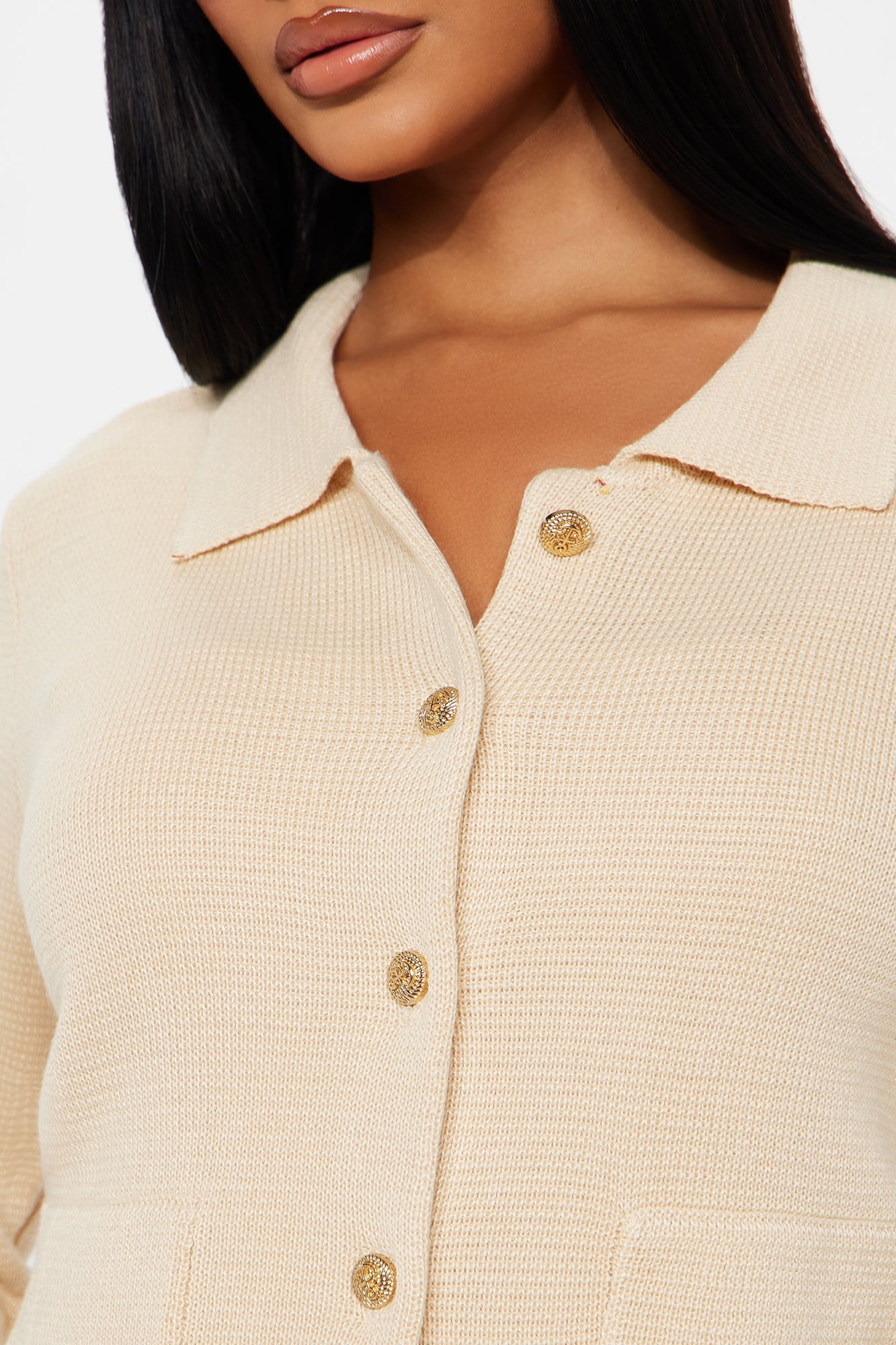 Kenny Hardware Cardigan - Beige