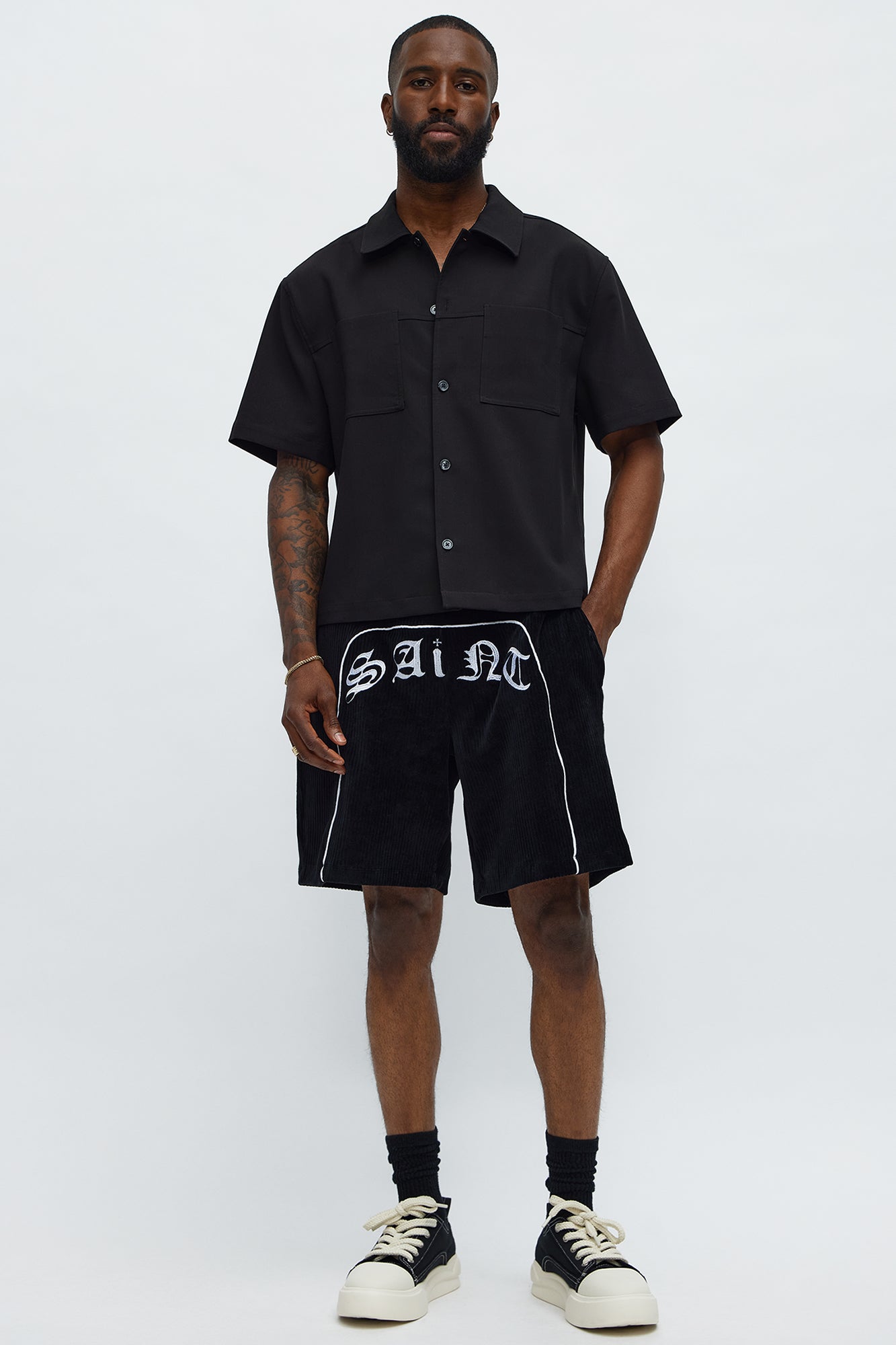 Saint Sweatshort - Black