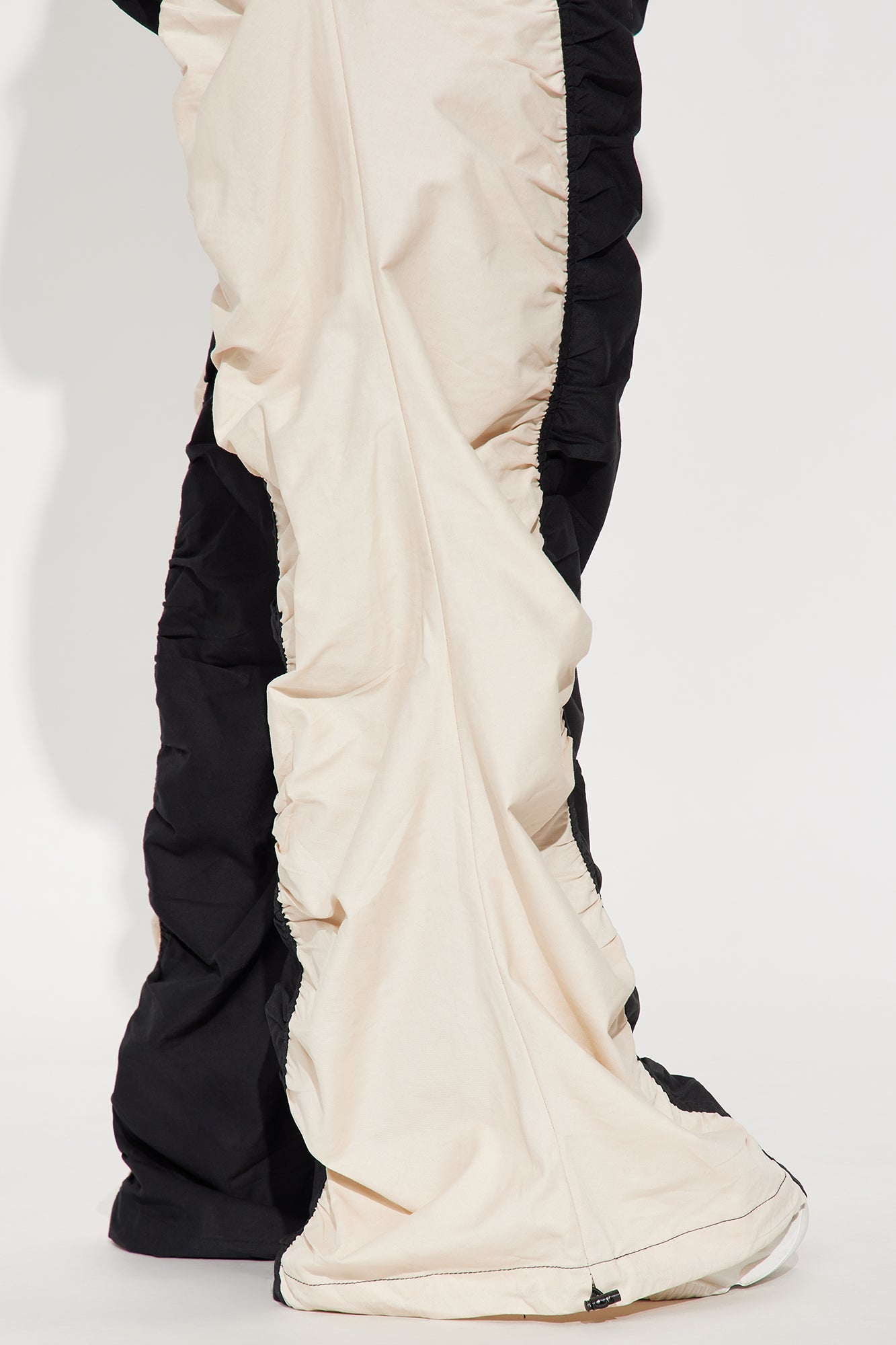 Sarah Wide Leg Colorblock Pants 33 - Black/combo