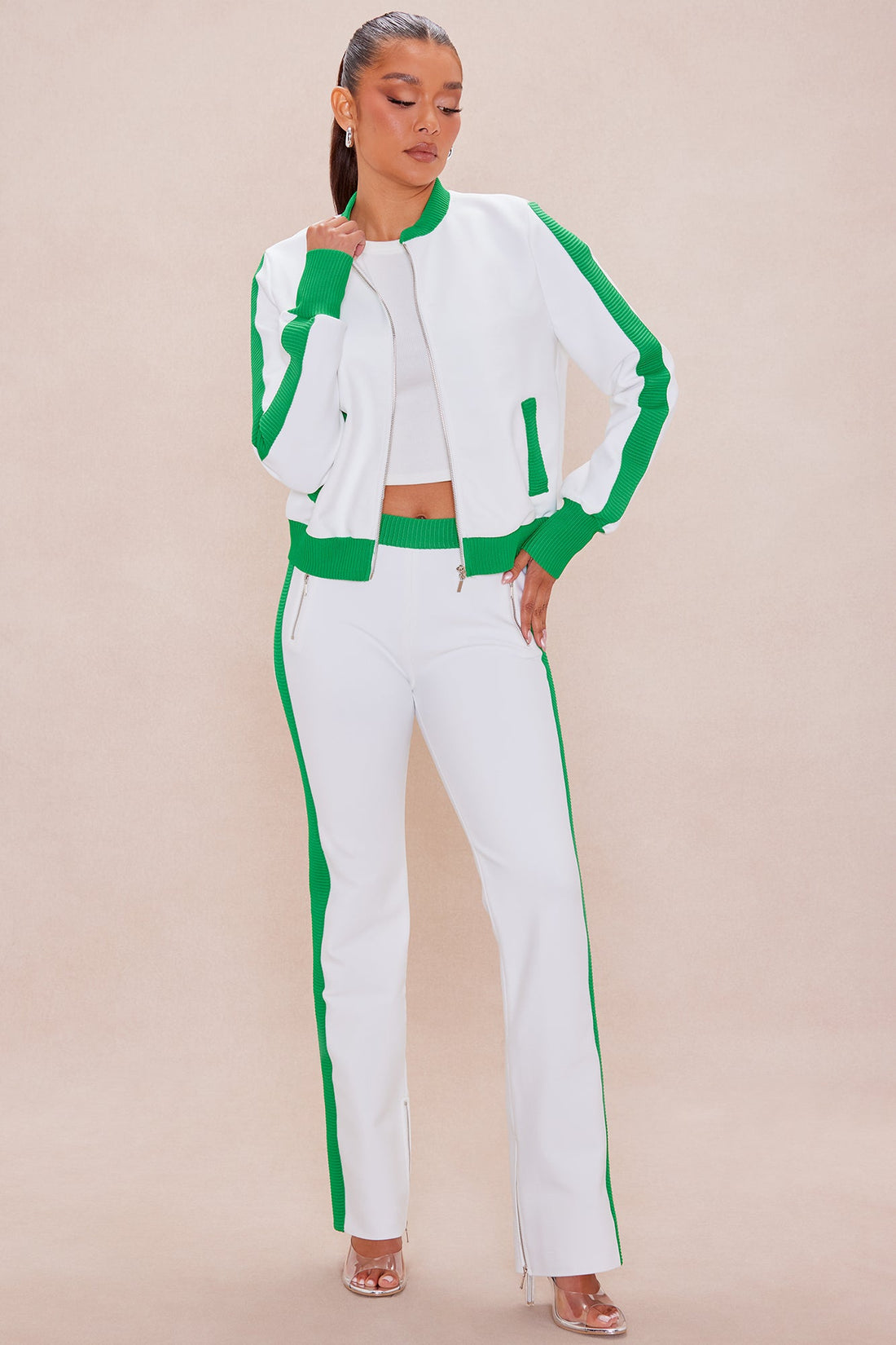 Blair Bandage Pant - White/combo