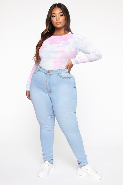 Marilyn High Waisted Skinny Jeans - Light Wash