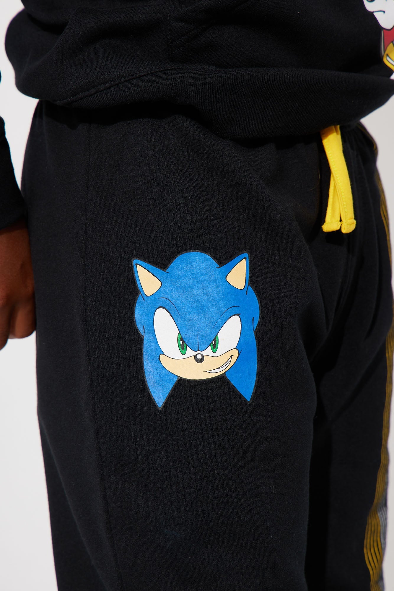 Mini Sonic Gotta Go Fast Fleece Jogger Set - Black