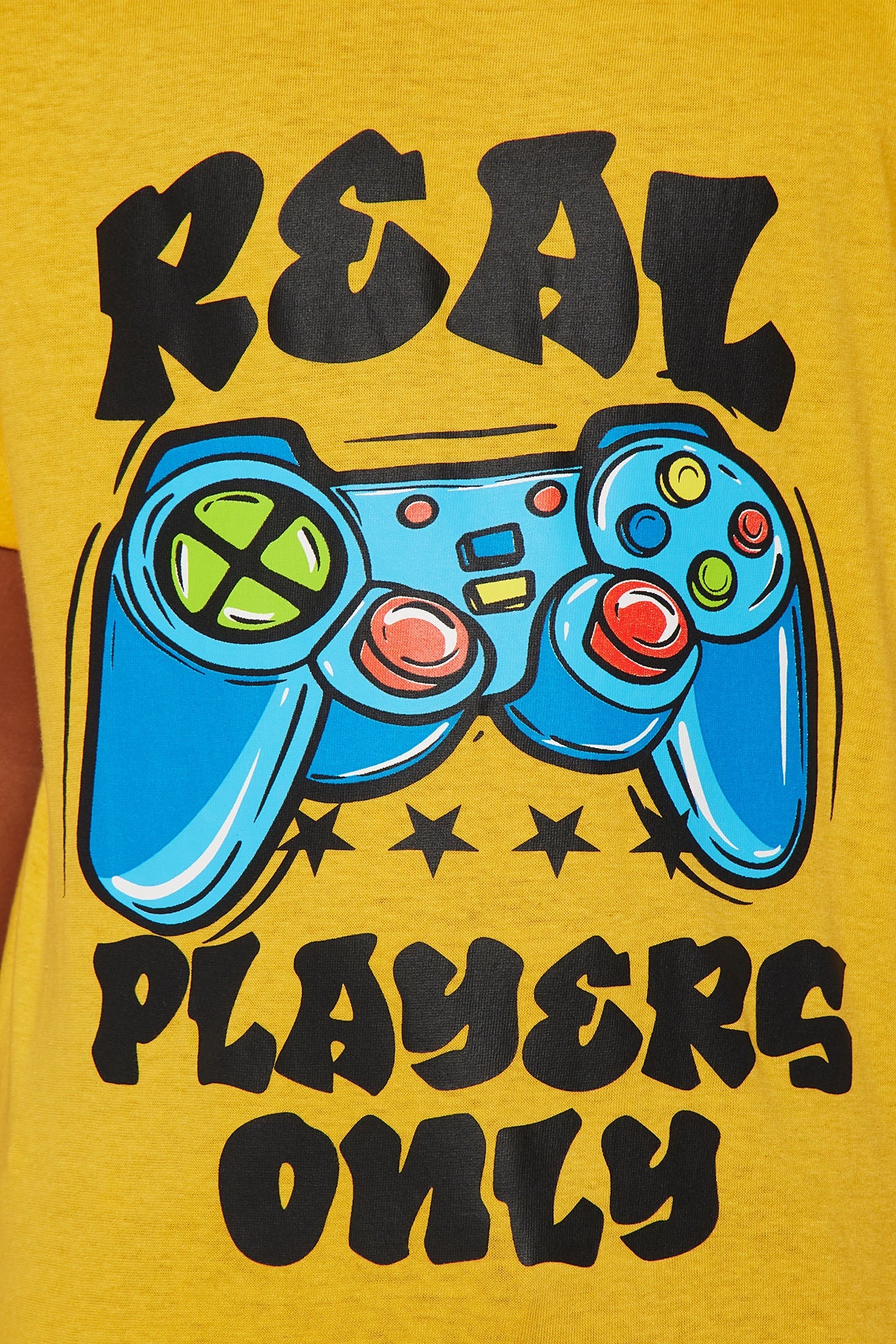 Mini Real Players Only Short Sleeve Tee - Yellow