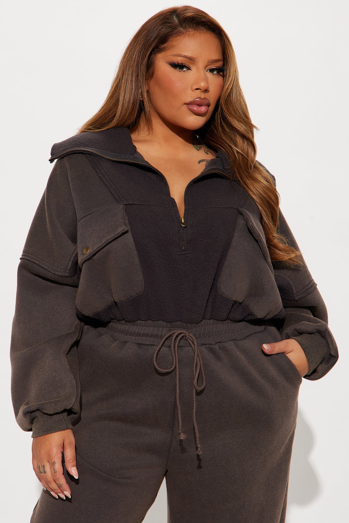 My Turn Jumpsuit - Charcoal