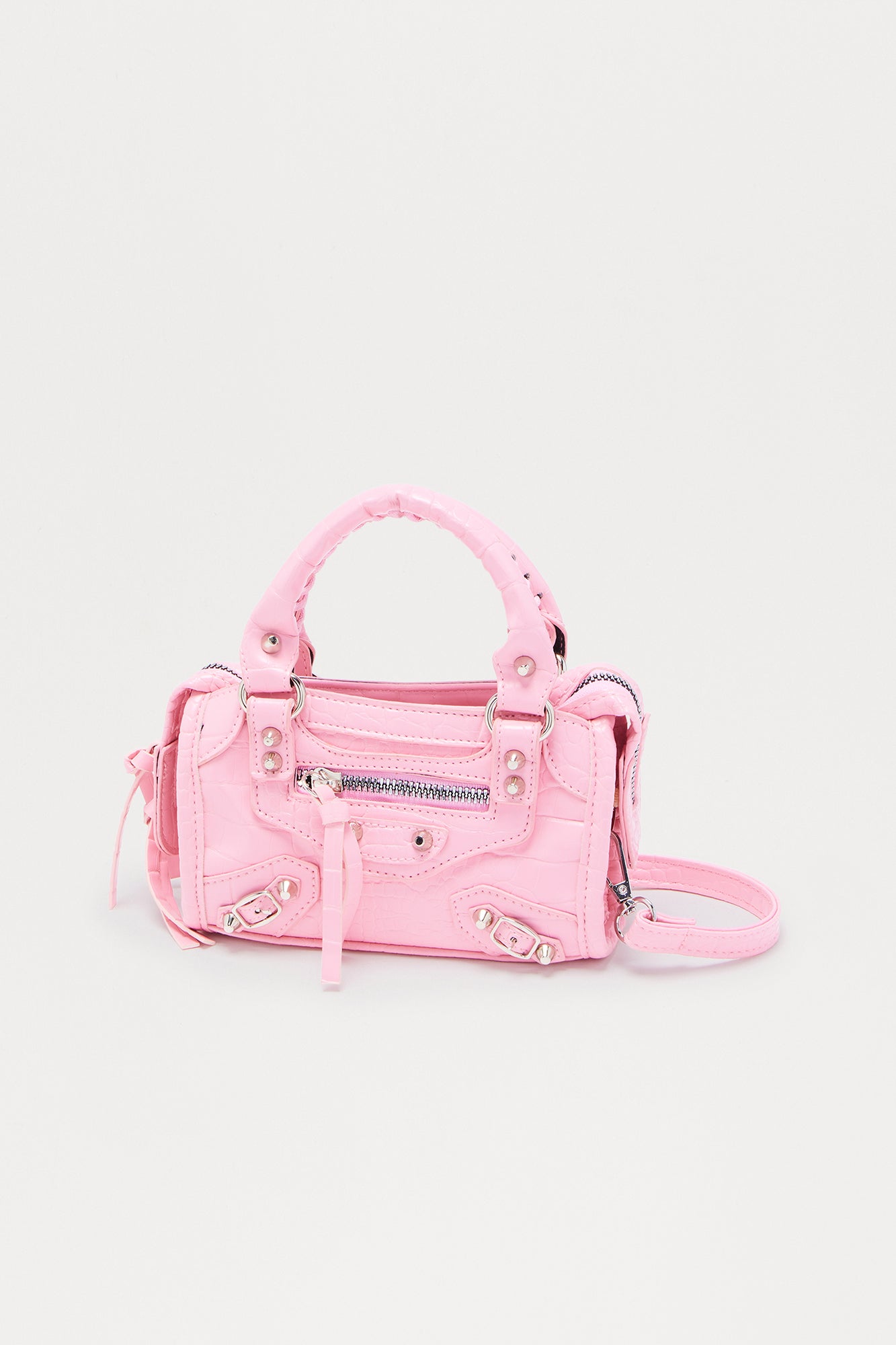 Mini Extravagant Motion Satchel Handbag - Pink