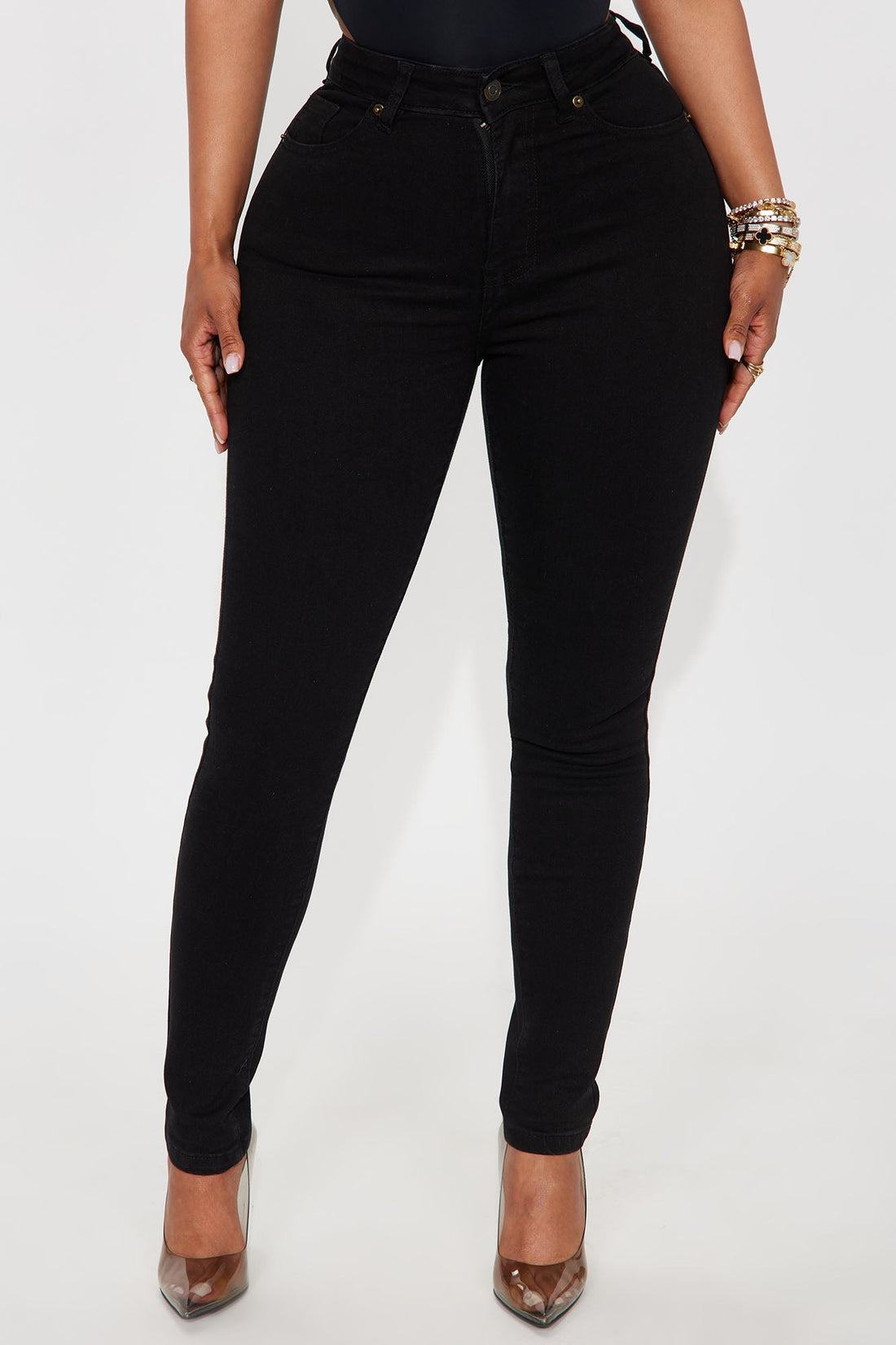 In The Black Skinny Jeans - Black