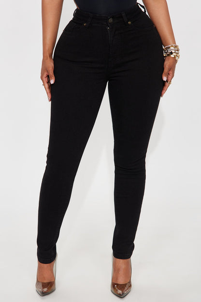 In The Black Skinny Jeans - Black