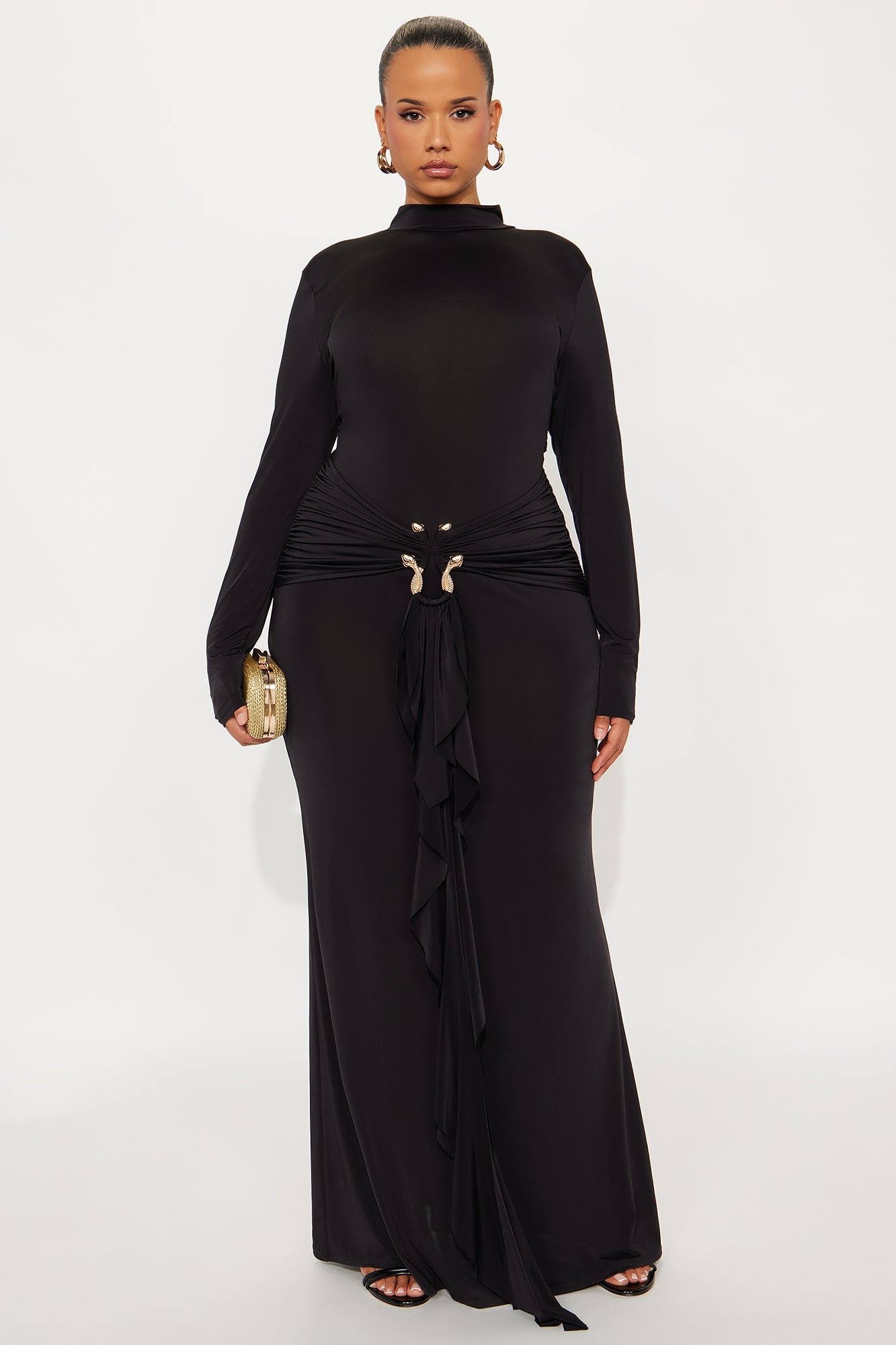In The Moment Maxi Dress - Black