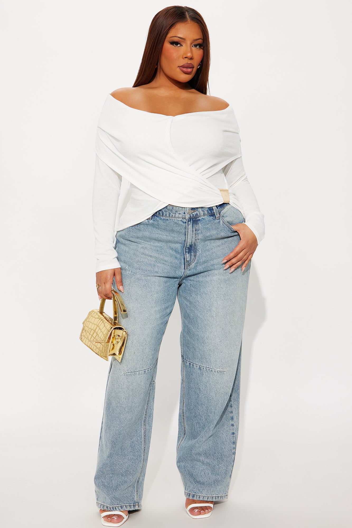 Lovers Takeover Long Sleeve Top - Ivory