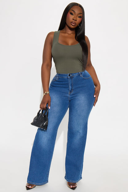 Kendra Crop Top - Olive 1