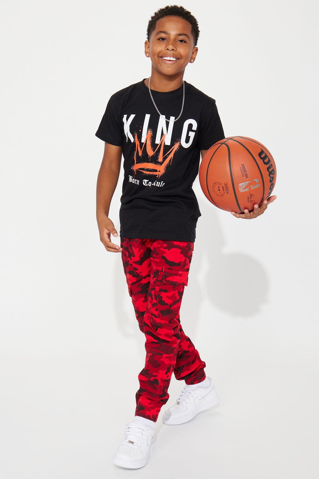 Mini King Born To Ride T-Shirt - Black