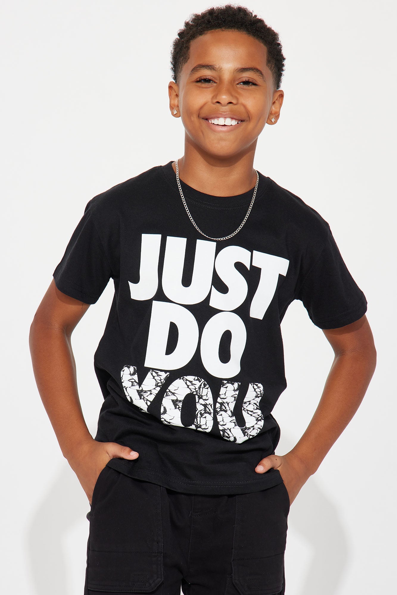Mini Just Do You T-Shirt - Black