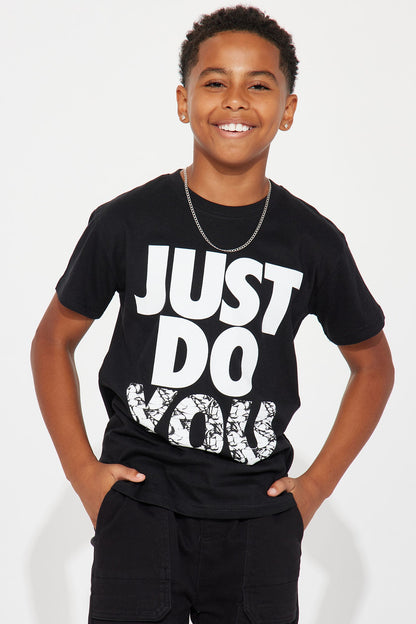 Mini Just Do You T-Shirt - Black