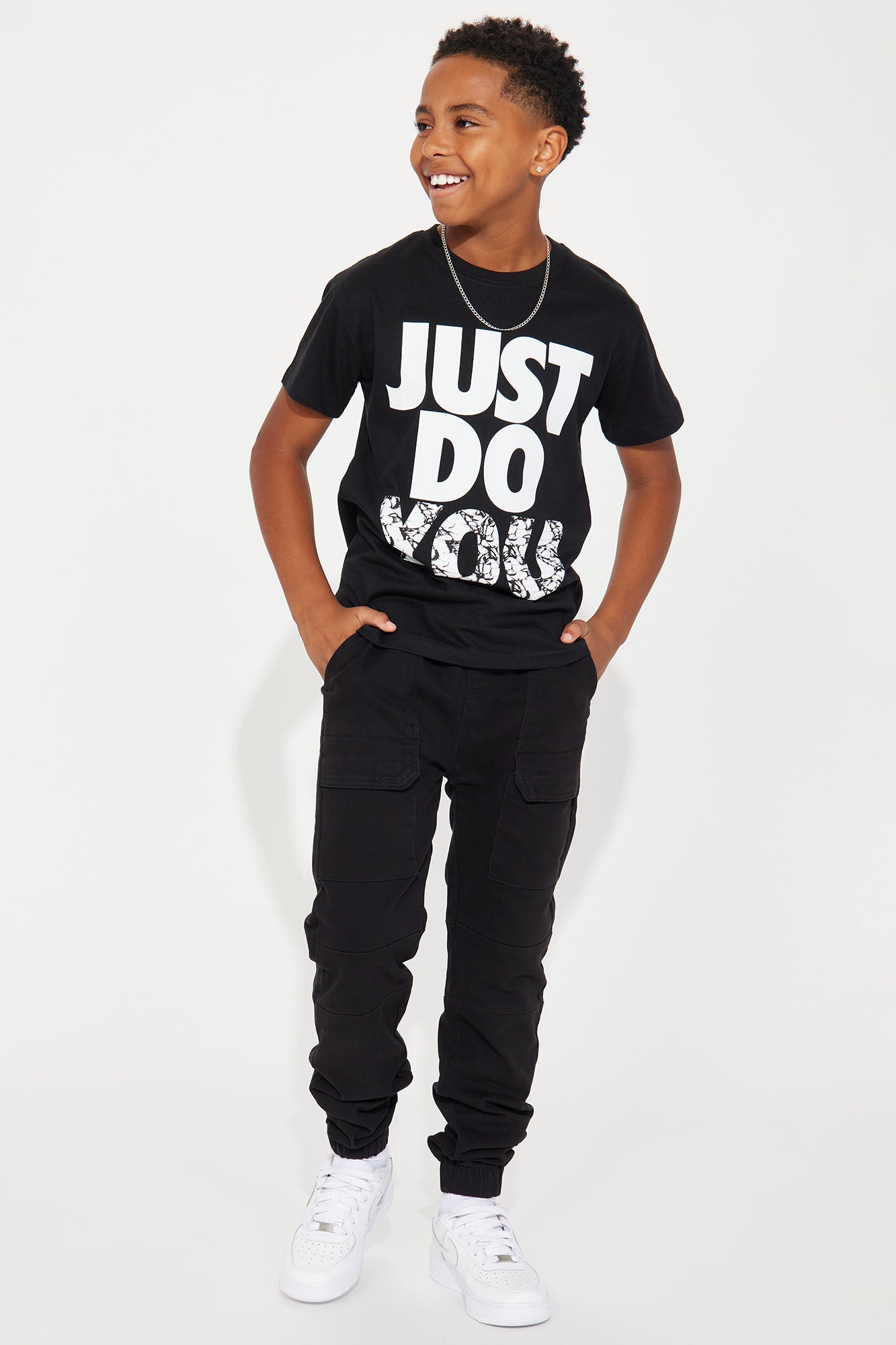 Mini Just Do You T-Shirt - Black