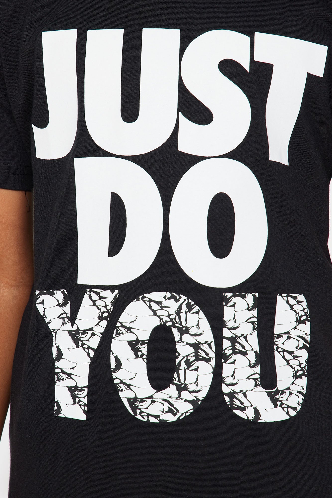 Mini Just Do You T-Shirt - Black