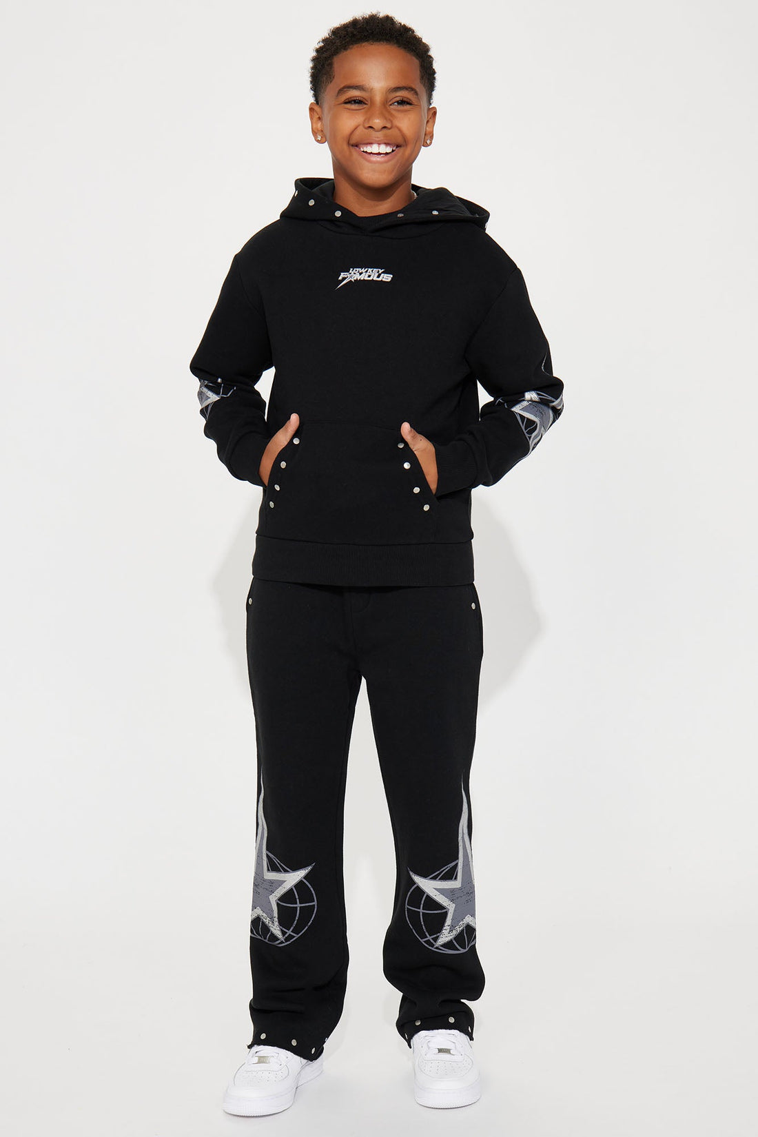 Mini Tyson Low Key Hoodie - Black