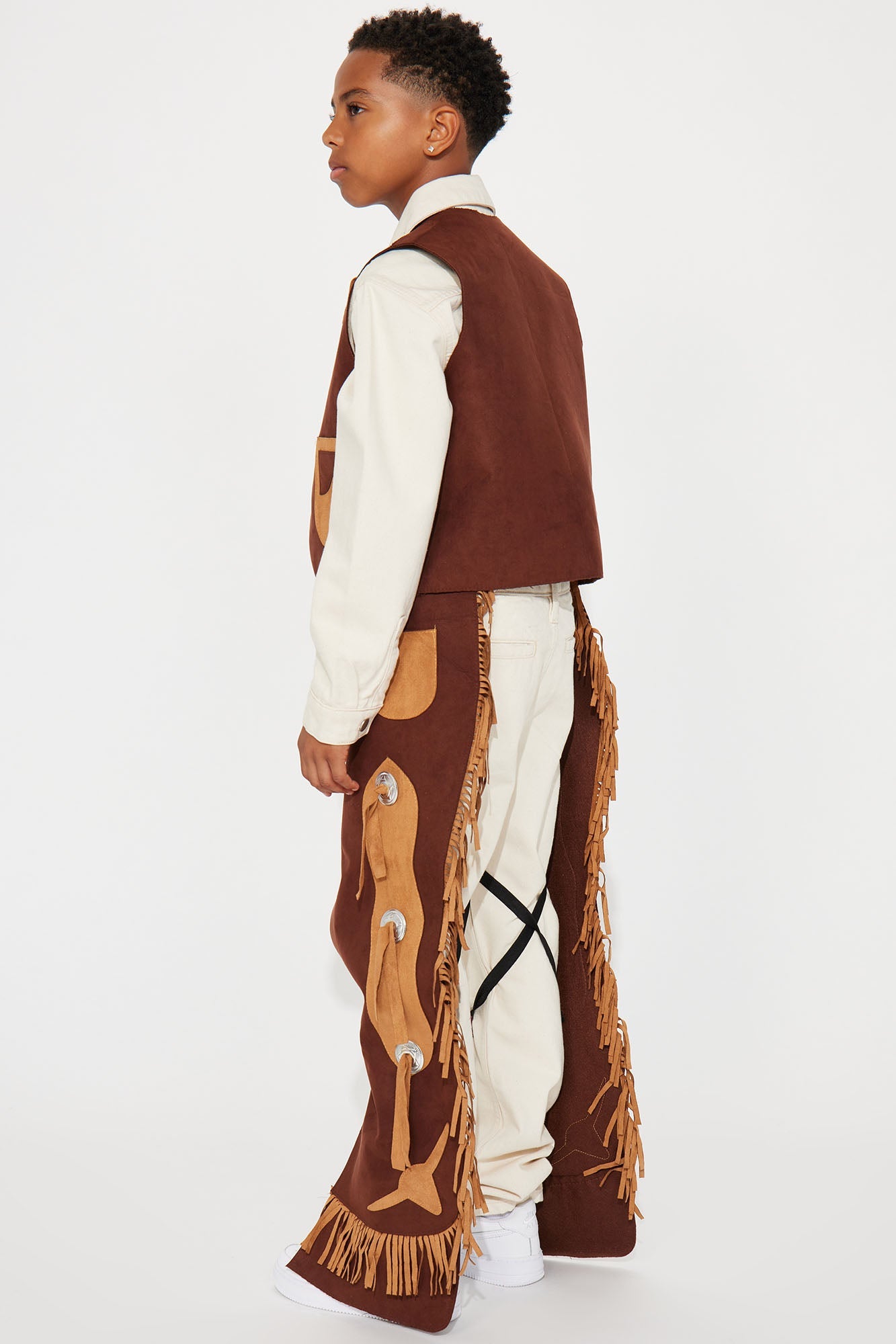 Mini Brown Cowboy Costume - Brown