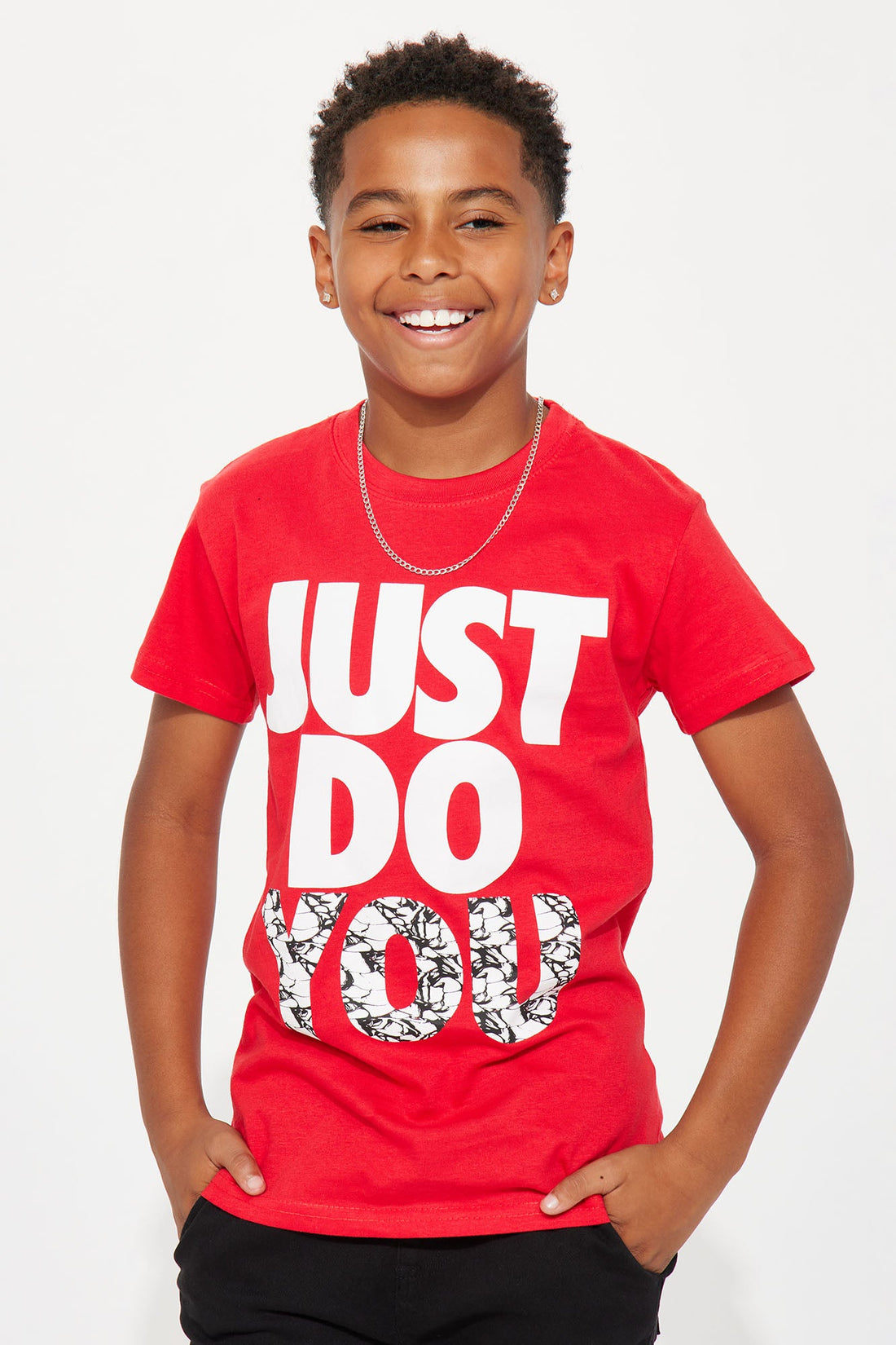 Mini Just Do You T-Shirt - Red