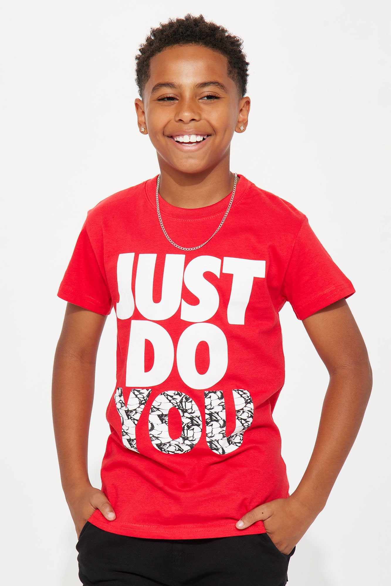 Mini Just Do You T-Shirt - Red