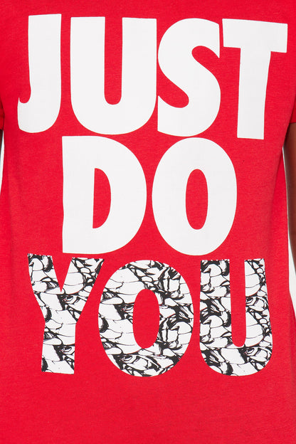 Mini Just Do You T-Shirt - Red