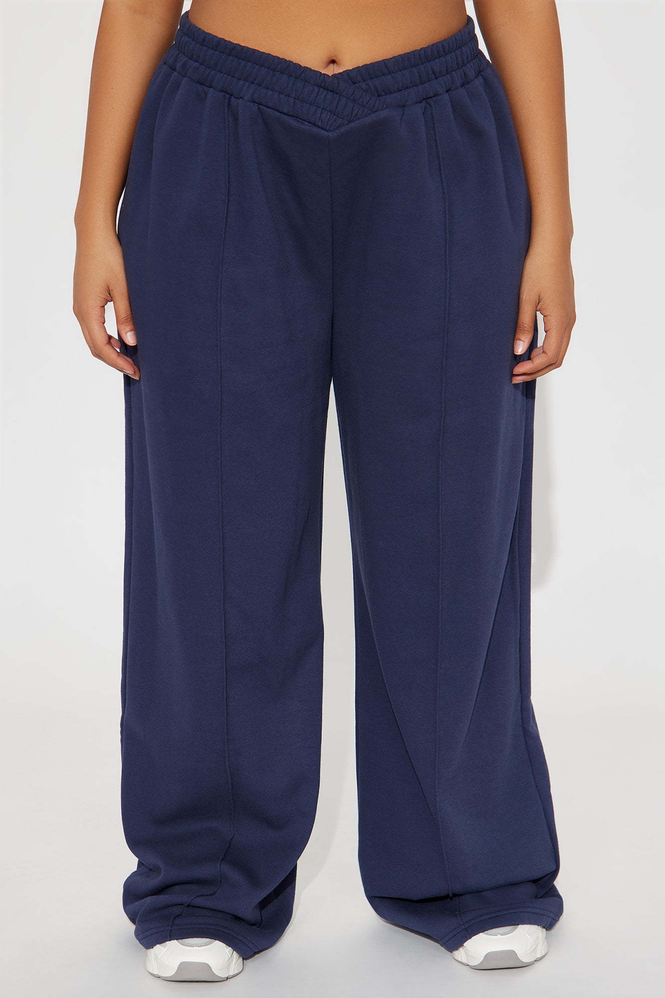 Cassandra Cross Over Lounge Pant - Navy