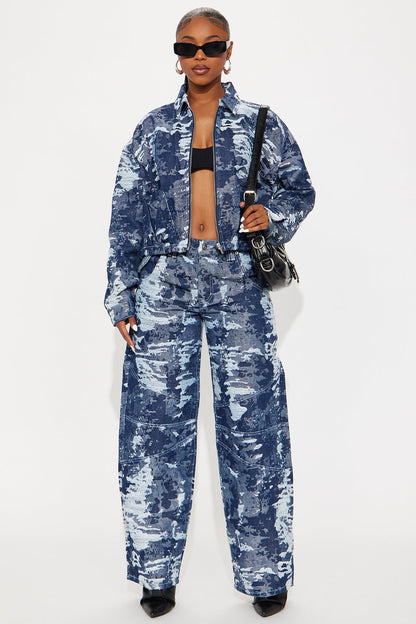 Berlin Baggy Jeans - Dark Denim