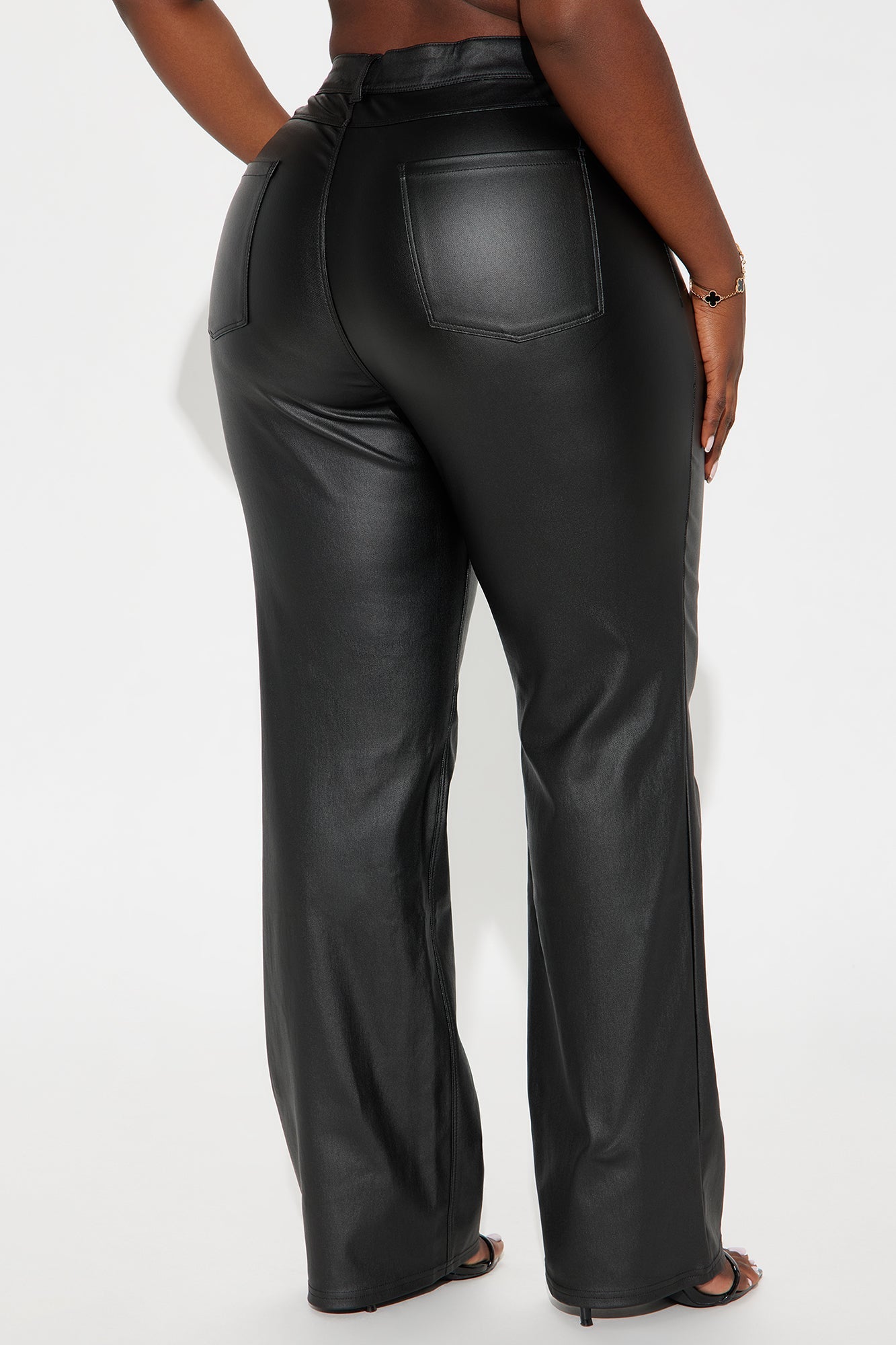 Sammie High Rise Straight Leg Pant - Black