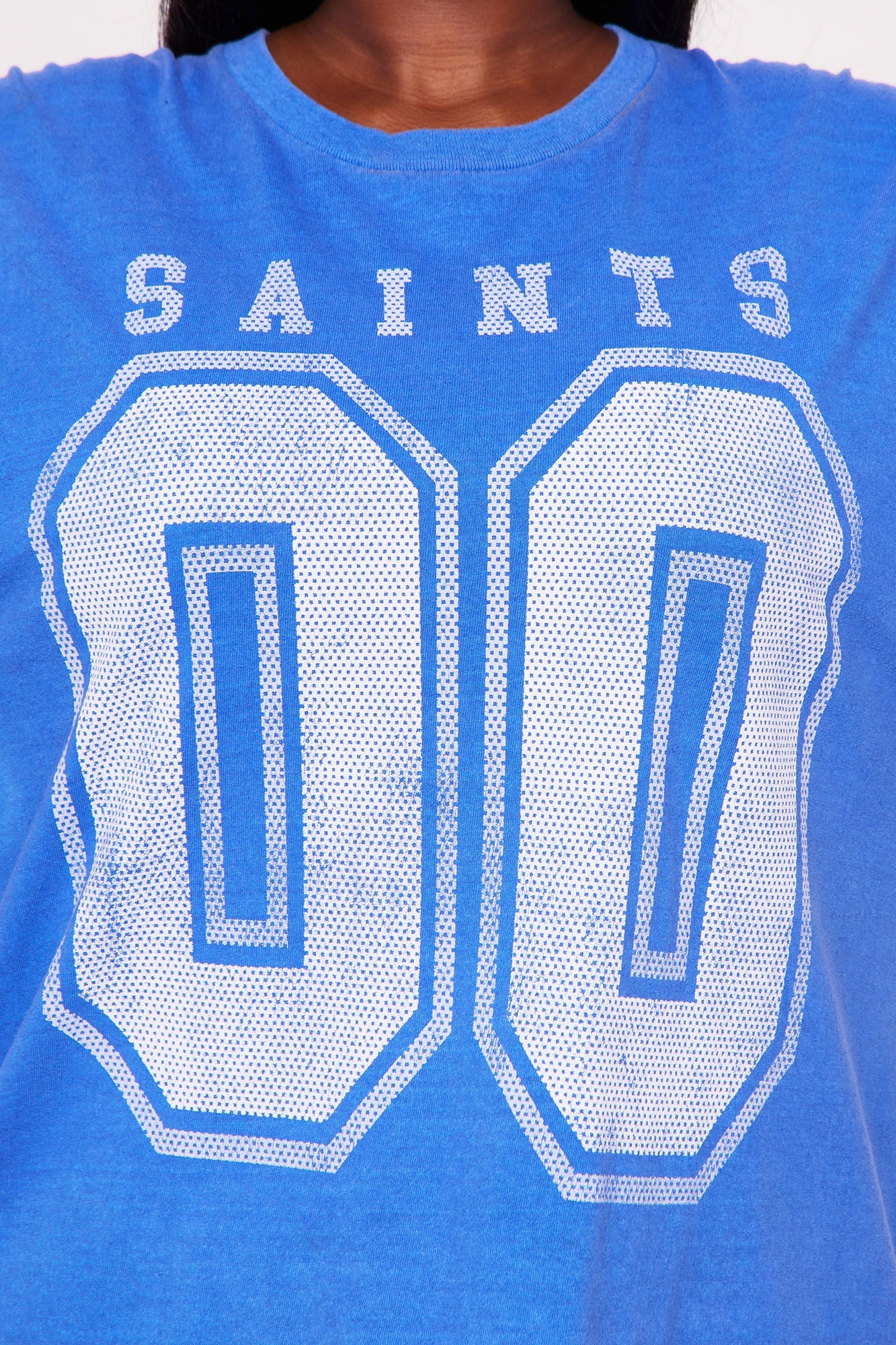 Saints Double Zero Washed Tee - Blue