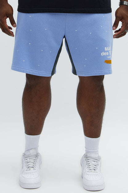 Tyson Relaxed Maison Des Saints Shorts - Violet