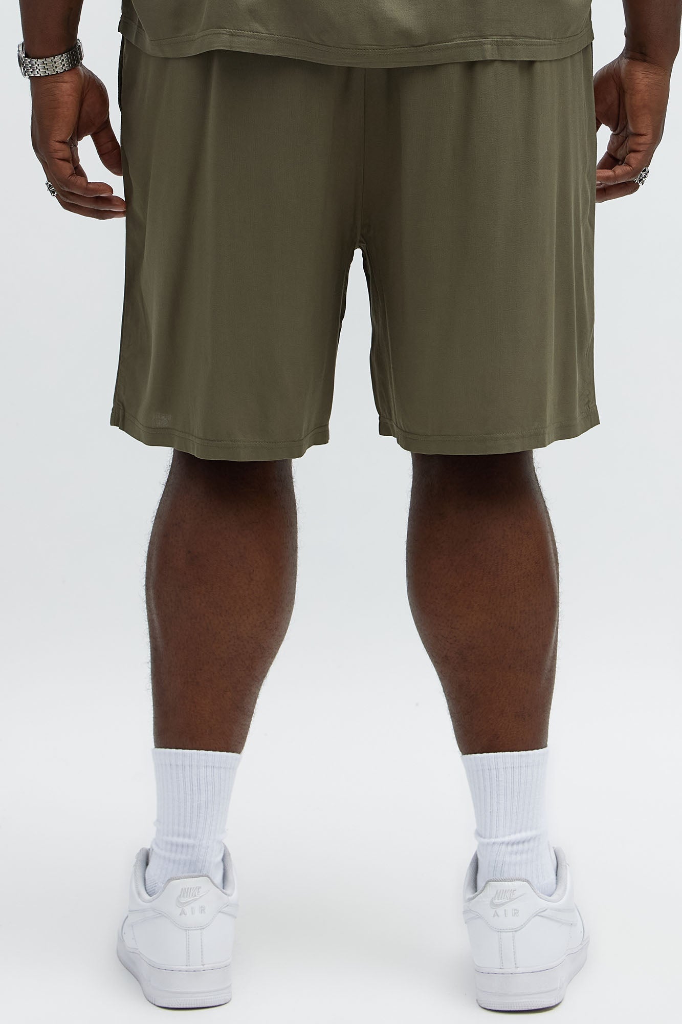 Relaxed Coach Shorts - Brown/combo