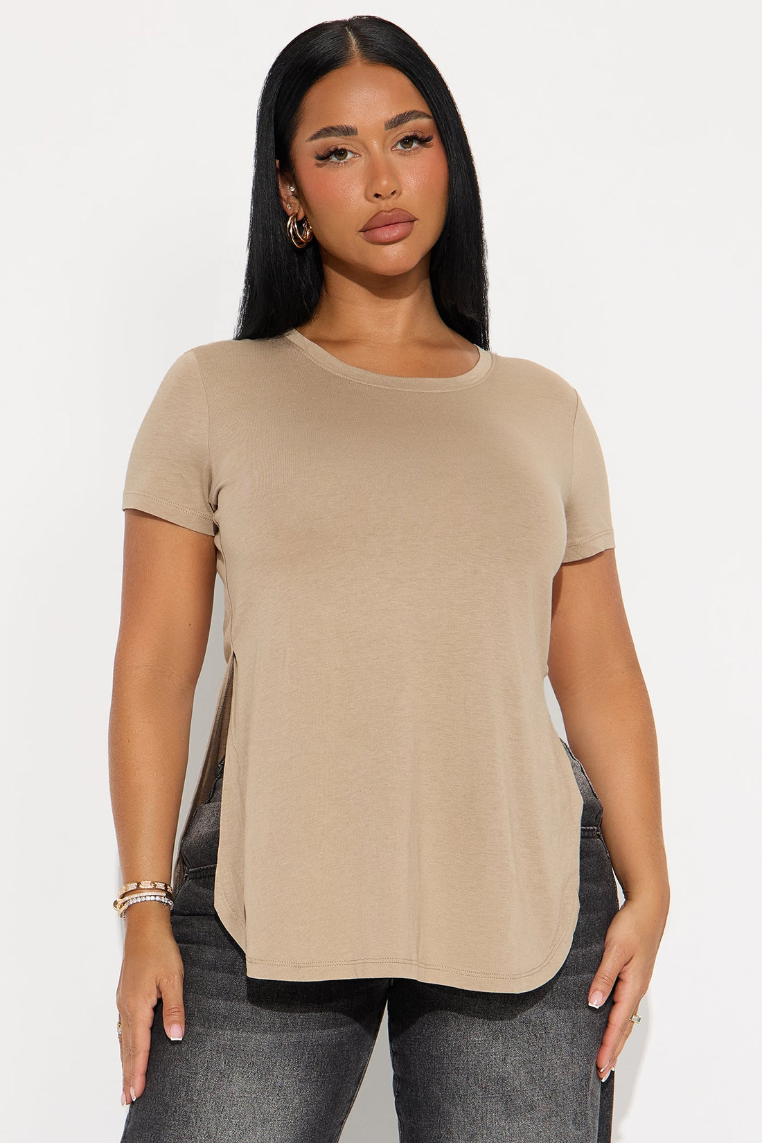 Laid Back Tee - Taupe