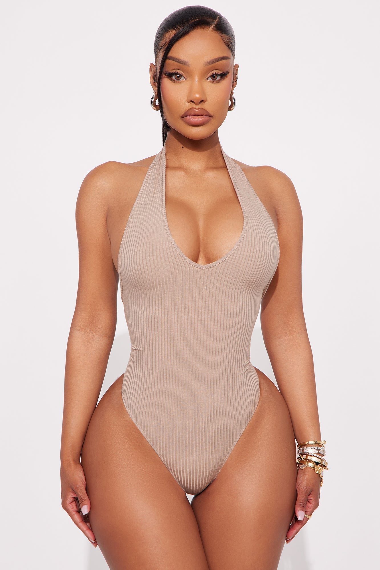 Karol Halter Bodysuit - Taupe