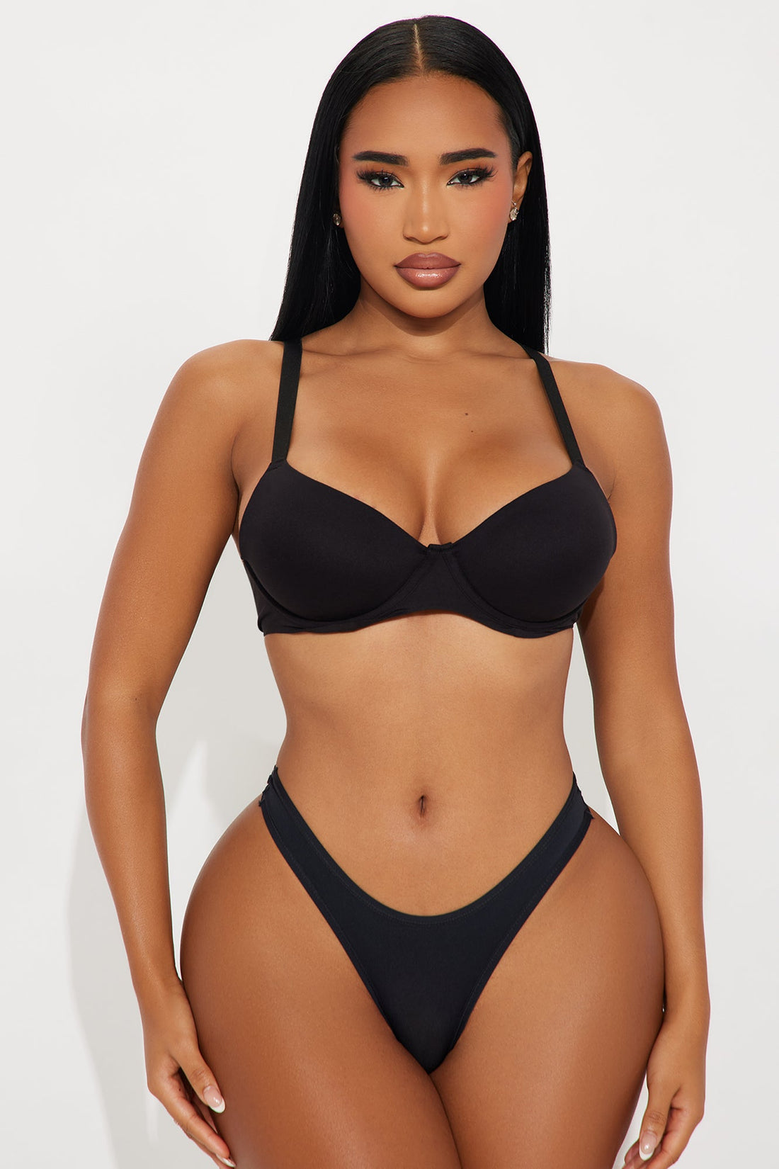 Feel Good Lightly Lined Full Coverage Bra - Black