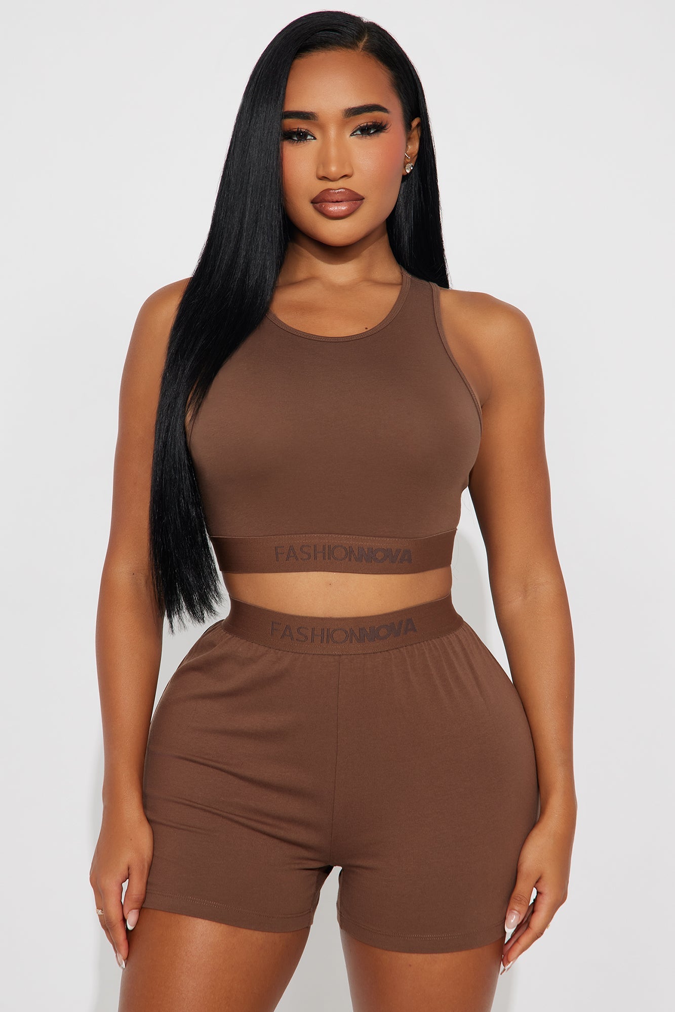 FN Mood Loose Cotton Boxer - Chocolate