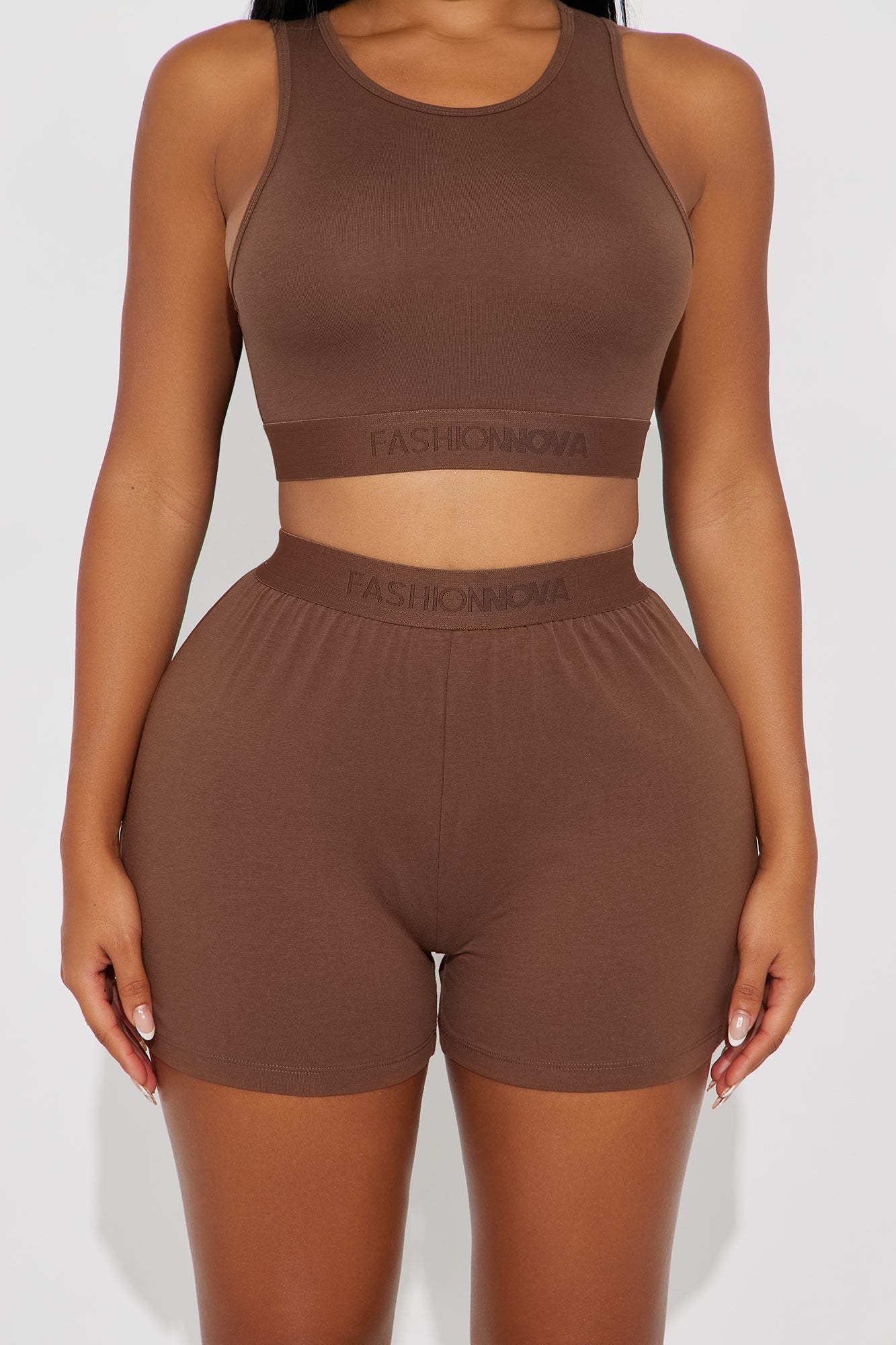 FN Mood Loose Cotton Boxer - Chocolate