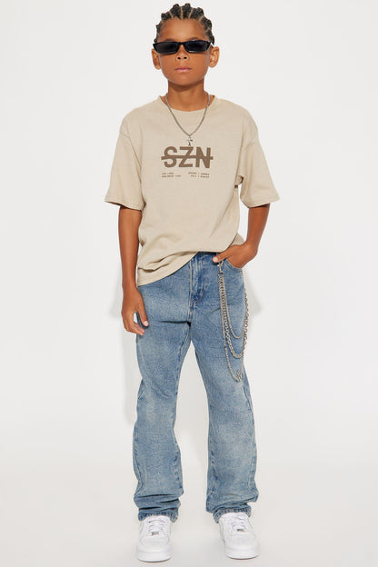 Mini Wave After Wave Straight Leg Jeans - Medium Wash
